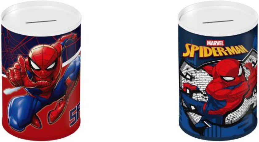 Spiderman Κουμπαράς Μεταλλικός 10x15cm-2 Σχέδια-1Τμχ (000508758) (0)