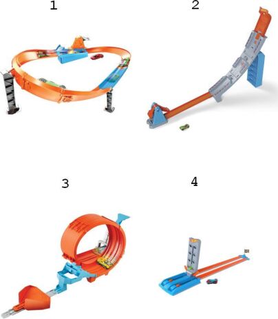 Λαμπάδα Hot Wheels Αγωνιστικές Πίστες-4 Σχέδια (GBF81) (1)