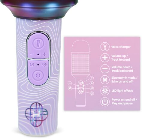 OTL K-Pop Demon Hunters Μικρόφωνο Karaoke Wireless Purple (ACC-1606) (4)