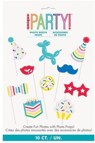 Σετ Φωτογραφικού Θαλάμου Γενέθλια 10Τμχ (U62993) (0)