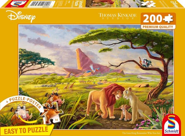 Παζλ Kinkade Disney 200-The Lion King-Remember Who You Are (56560) (0)