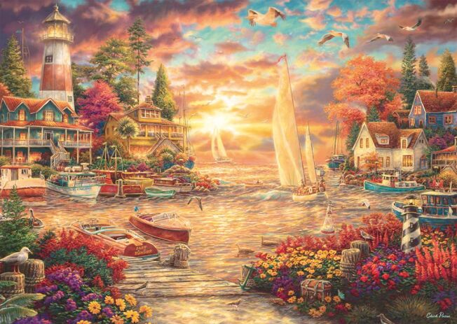 Παζλ Pinson 1000-Lakeside Morning Tranquillity (58554) (1)