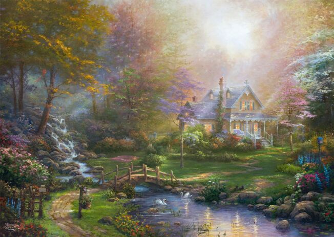 Παζλ Kinkade 1000-A Mother's Perfect Day (59776) (1)