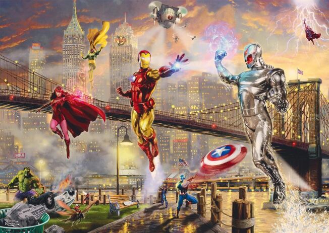 Παζλ Kinkade Marvel 1000-Iron Man (59960) (1)