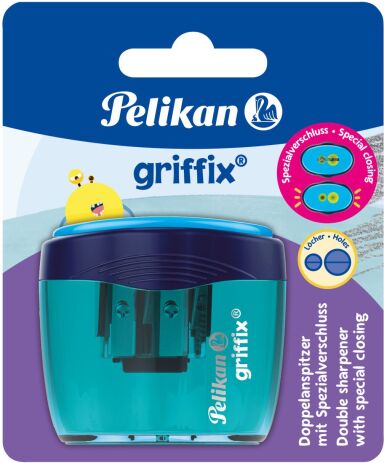 Pelikan Ξύστρα Griffix Μπλε GDAB Διπλή (701266) (0)