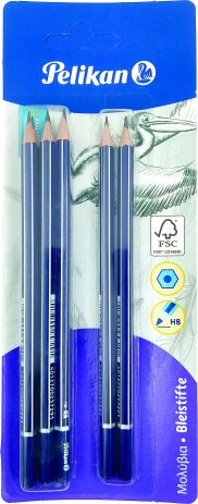 Pelikan Ξυλομόλυβο HB BL/8 (1104618) (0)