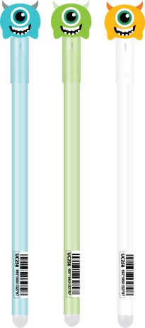 Metron Στυλό Erase Gel 0.7mm Μπλε Monster-3 Σχέδια-1Τμχ (243.092455) (0)
