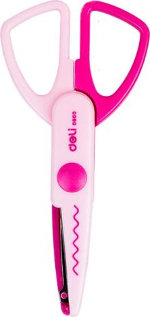 Deli Ψαλίδι Οδοντωτό Ζικ-Ζακ 13.5cm-2 Σχέδια (231.302168) (2)