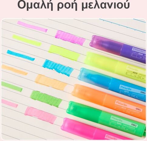 Deli Μαρκαδόροι Υπογράμμισης Mini Pixiwrite 1-4mm 6Τμχ (231.773285) (6)