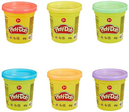 Playdoh Single Can-6 Σχέδια-1Τμχ (G0510) (0)
