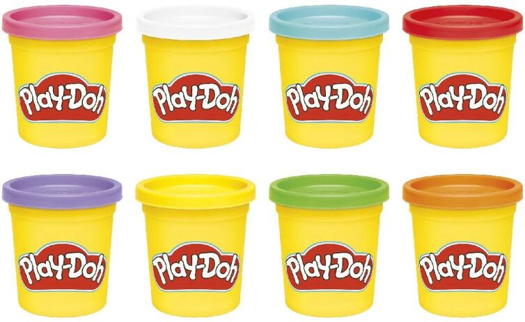 Playdoh Rainbow 8 Pack-2 Σχέδια (G0513) (0)