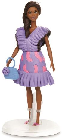 Playdoh Barbie Designer Dolls-4 Σχέδια (G1354) (3)