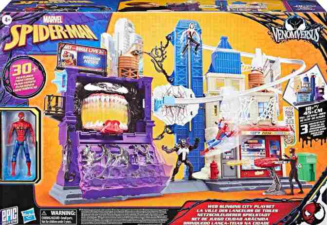 Spiderman 4"Venom VS Web City Showdown (G0737) (1)