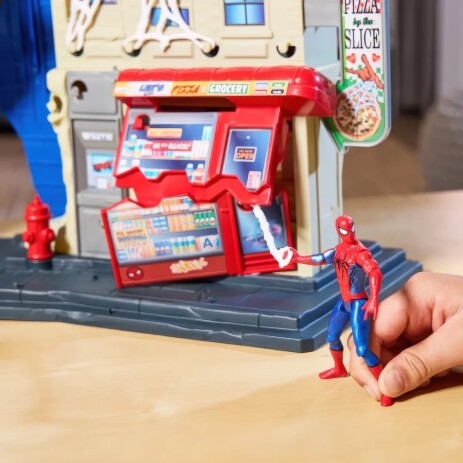 Spiderman 4"Venom VS Web City Showdown (G0737) (5)