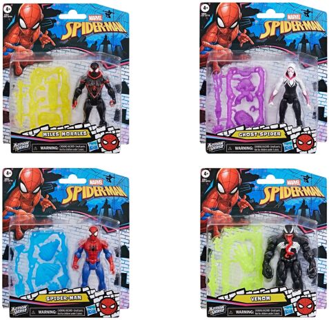 Spiderman Verse Action Figure & Gear-4 Σχέδια (G2718) (2)