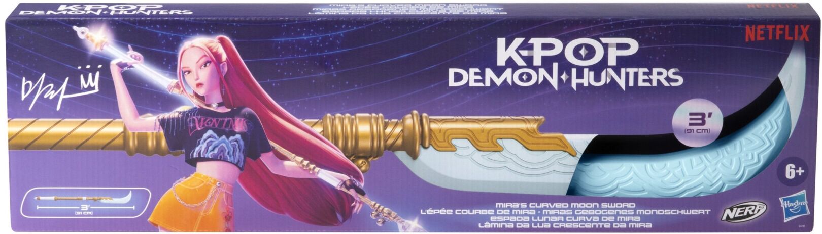 K-Pop Demon Hunters Miras Curved Moon Sword (G4789) (1)