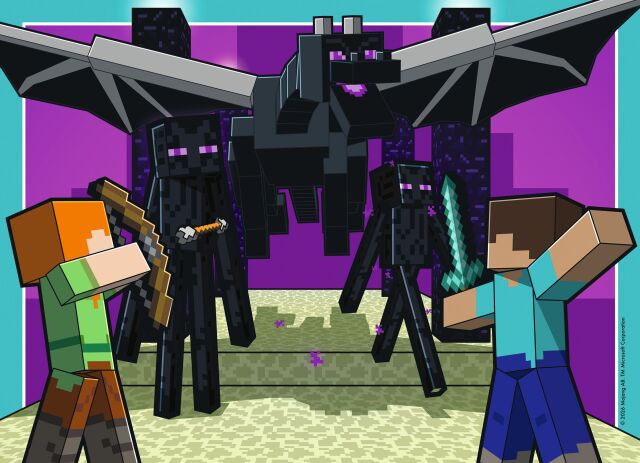 Παζλ 4X100 Minecraft (12004290) (1)