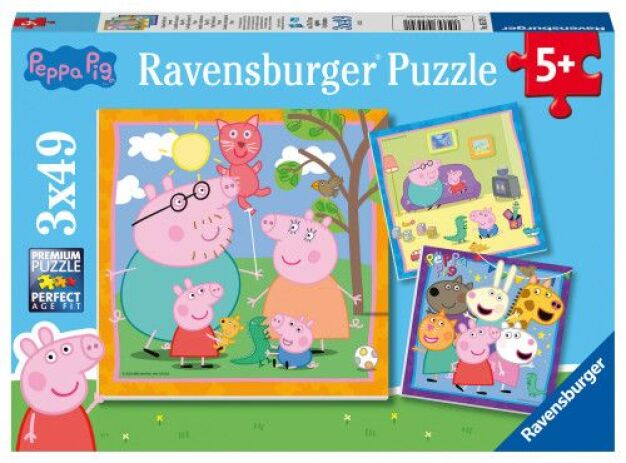 Ravensburger Παζλ 3x49 Πέππα Το Γουρουνάκι (05579) (0)