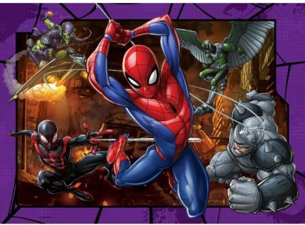 Ravensburger Παζλ 4x100 Spiderman (12001076) (1)