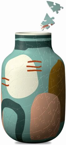 Παζλ 3D Βάζο Πετρόλ 162Τμχ (12008075) (2)