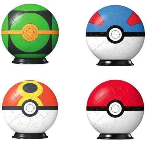 Ravensburger Πάζλ 3D Pokemon 54Τμχ-4 Σχέδια (741175) (2)