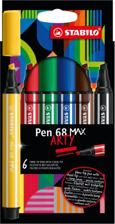 Stabilo Υπογραμμιστής Arty Pen 68 Max 6Τμχ (01768106) (0)