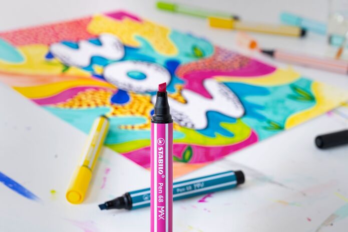 Stabilo Υπογραμμιστής Arty Pen 68 Max 6Τμχ (01768106) (1)