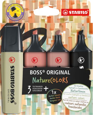 Stabilo Υπογραμμιστής Boss Nature 4Τμχ (01070400) (0)
