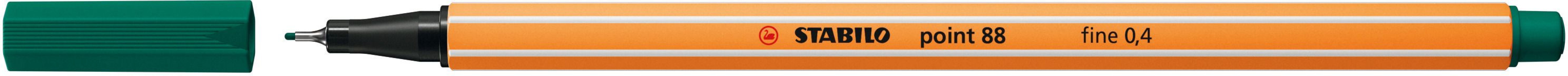 Stabilo Μαρκαδόρος Point 88/53 Pine Green (01088053) (1)