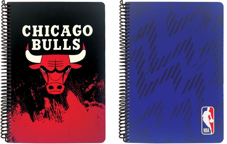 NBA Bulls-NBA Logo Τετράδιο 17X25 Σπιράλ 2 Θεμάτων 70 Φύλλων-2 Σχέδια (378-16402) (0)