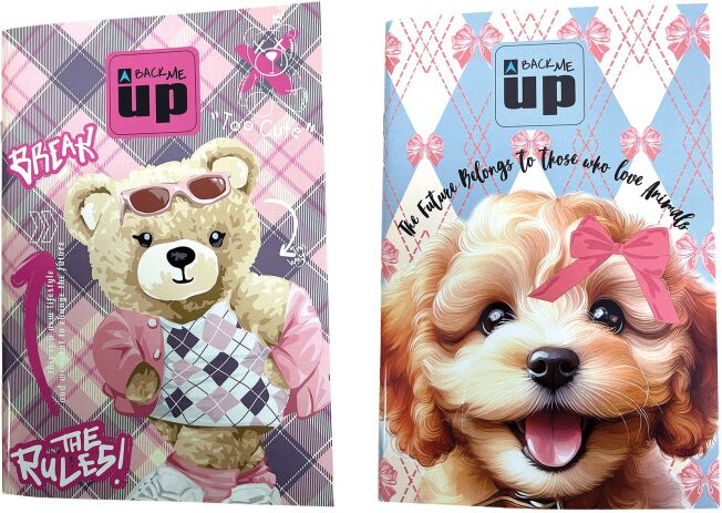 Scotch Bear-Scotch Dog Τετράδιο 17X25-2 Σχέδια (357-43400) (0)