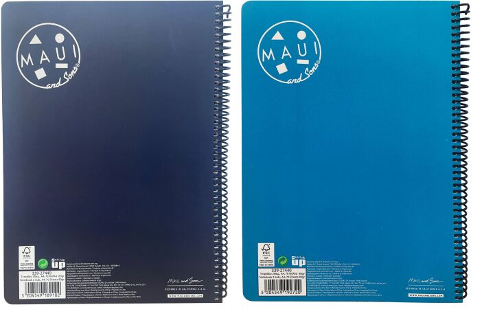 Maui Logo-Surf Supply Τετράδιο A4 Σπιράλ 2 Θεμάτων-2 Σχέδια (339-27440) (1)