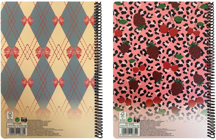 Fashion Bear-Scotch Dog Τετράδιο A4 Σπιράλ 2 Θεμάτων-2 Σχέδια (357-35440) (1)