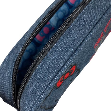 Hello Kitty Denim 25 Κασετίνα Οβάλ (335-75141) (2)
