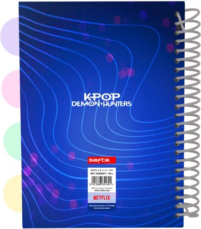 K-Pop Demon Hunters Σημειωματάριο Σπιράλ Α5 (364-00476) (1)