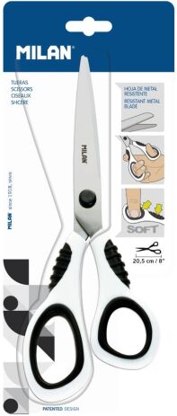 Milan Ψαλίδι Λευκό 20.5cm (325-01025-BWM10150) (0)