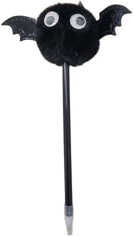 Halloween Στυλό Με Pom Pom Μαύρο (300-01211) (0)