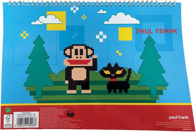 Paul Frank Colorado Μπλοκ Ζωγραφικής Α4 30 Φύλλων (376-03417) (0)