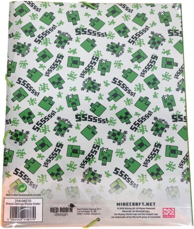 Minecraft Ντοσιέ Λάστιχο Α4 (316-04510) (1)
