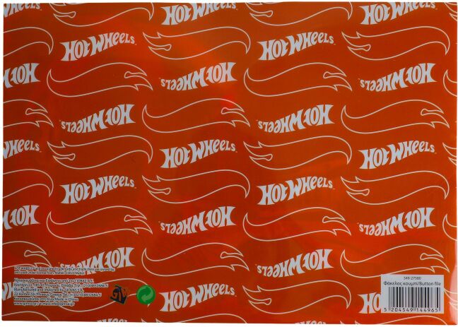 Hot Wheels Φάκελος Κουμπί PP-1Τμχ (349-29580) (1)