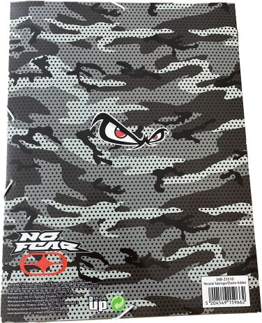 No Fear Dark Tiger Ντοσιέ Λάστιχο Α4 (348-25510) (1)