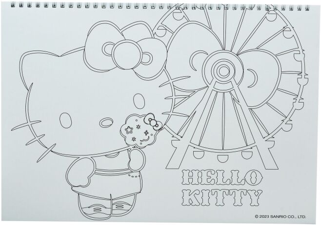 Hello Kitty Μπλοκ Ζωγραφικής Α4+Stickers (335-76416) (5)