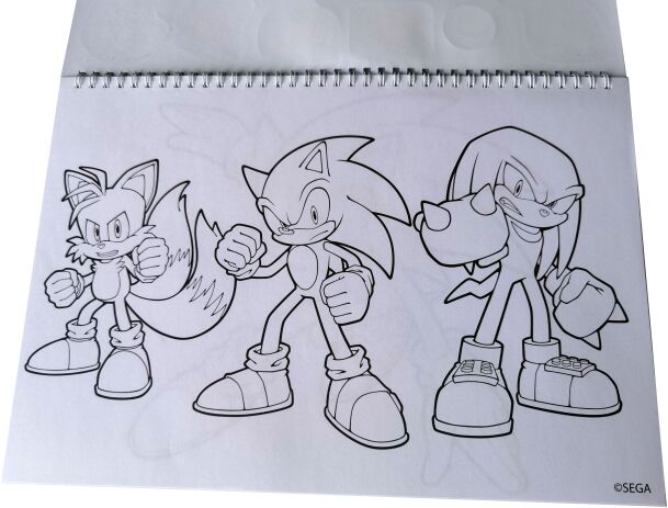Sonic Μπλοκ Ζωγραφικής Α4+Stickers (334-89416) (5)