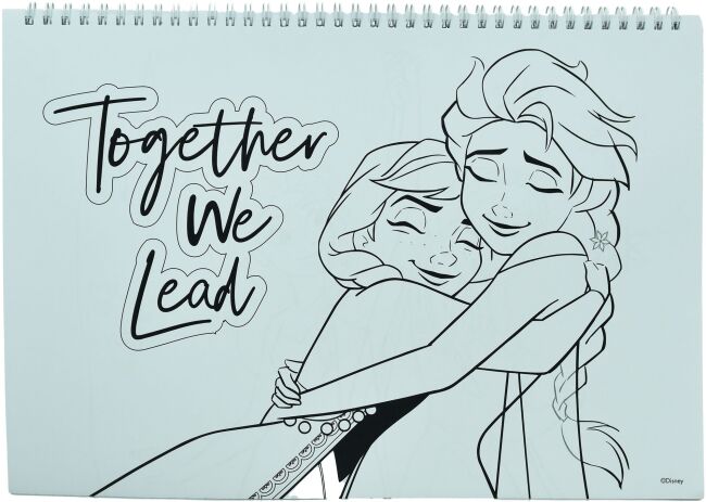 Frozen Μπλοκ Ζωγραφικής Α4+Stickers (341-71416) (3)