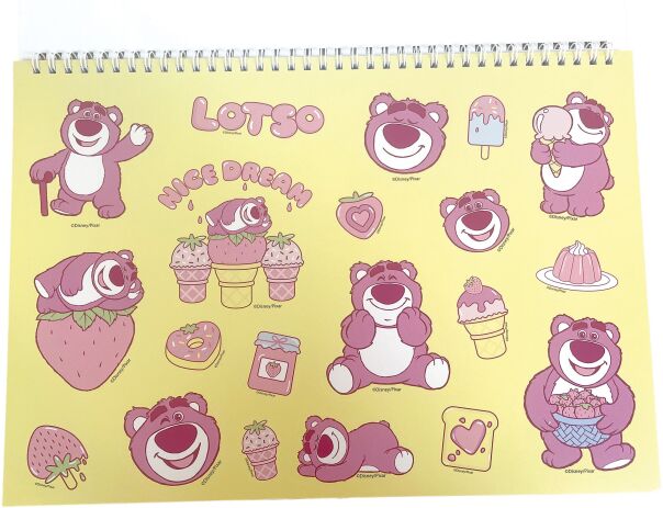 Toy Story Lotso Μπλοκ Ζωγραφικής Α4+Stickers (332-80416) (1)