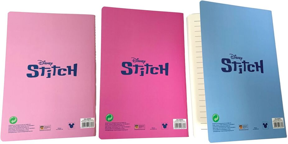 Stitch Σημειωματάριο Α5 3Τμχ. (342-00005) (2)