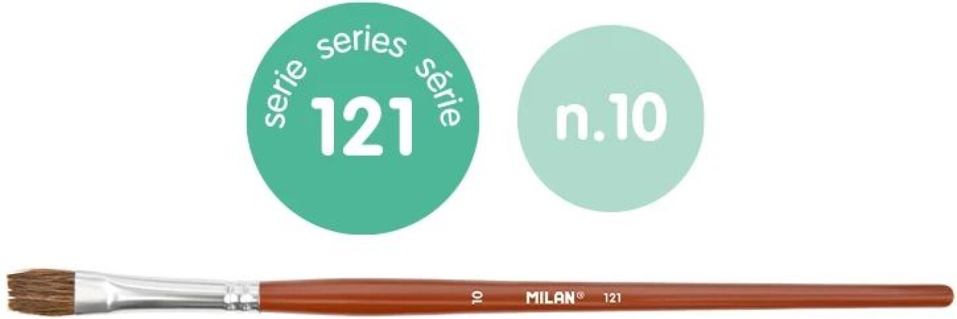 Milan Πινέλο Πλακέ 121 Νο 10 (325-00644-0412110P) (1)