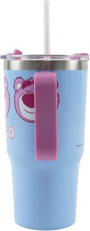 GIM Ποτήρι SS Με Καλαμάκι 520ml Toy Story Lotso (583-00221) (1)