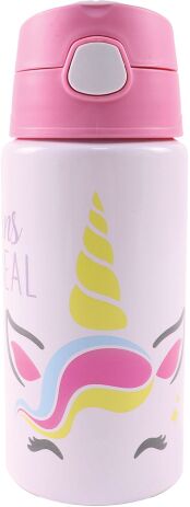 GIM Παγούρι Αλουμινίου Flip 500ml Unicorn (550-01248) (0)