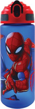 GIM Παγούρι Με Καλαμάκι 600ml Spiderman (557-02217) (0)